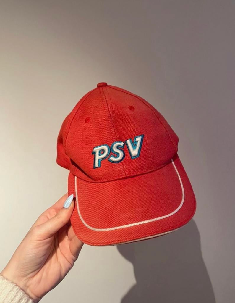 PSV Retro Pet - Vintage Stijl Voetbal Cap, Ophalen of Verzenden, Gedragen, One size fits all, Pet