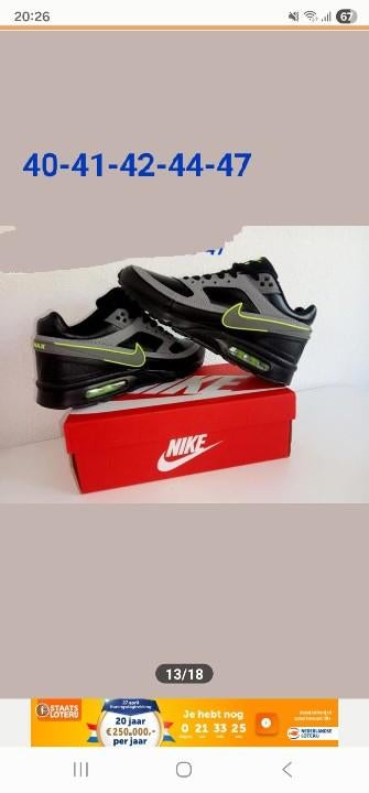 Nike Air Max Classics/90 ( 50eu bij 3 paar), Kleding | Heren, Schoenen, Ophalen of Verzenden, Nieuw, Overige kleuren