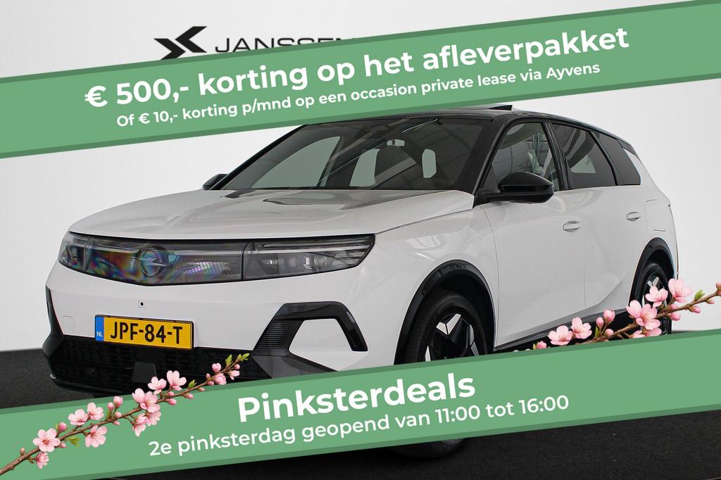 Opel Grandland Electric Ultimate AWD 73 kWh 325 PK Massage P, Auto's, Opel, 1350 kg, 488 km, Wit, 2190 kg