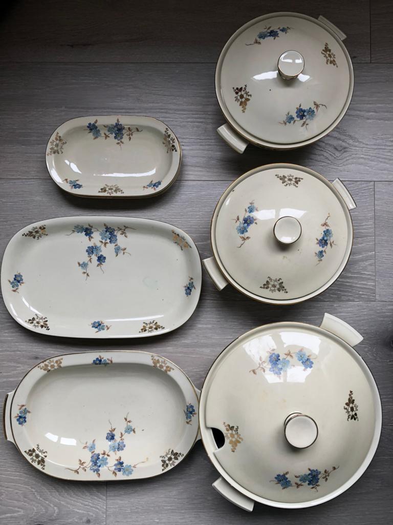Spenzo servies, Ophalen, Zo goed als nieuw, Overige stijlen, Porselein