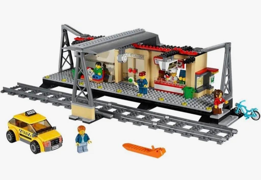 Lego City treinstation set 60050 compleet, Kinderen en Baby's, Overige thema's, Lego, Compleet, Ophalen of Verzenden