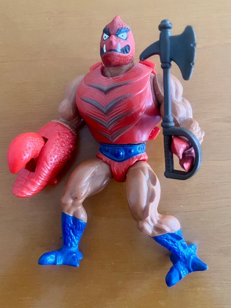 Vintage Mattel Clawful actiefiguur MOTU, Ophalen of Verzenden, Gebruikt