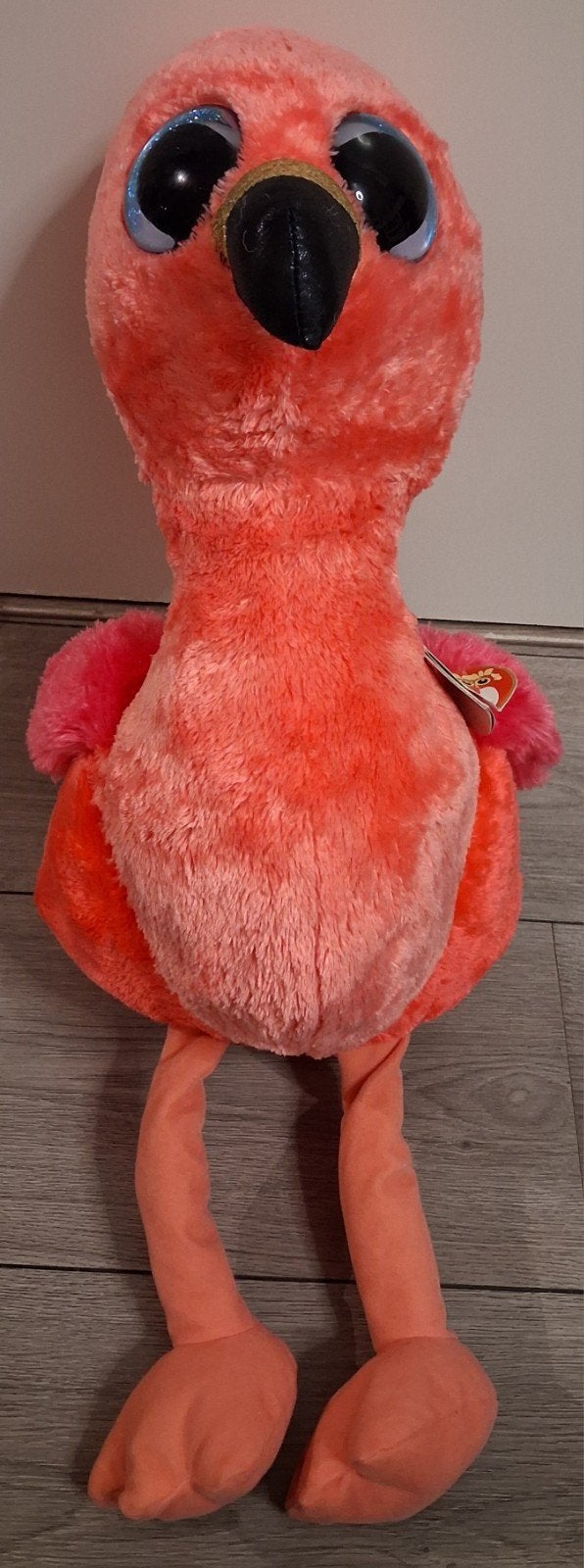 ty beanie boo flamigo Gilda 42 cm, Overige karakters, Overige typen, Ophalen of Verzenden, Zo goed als nieuw