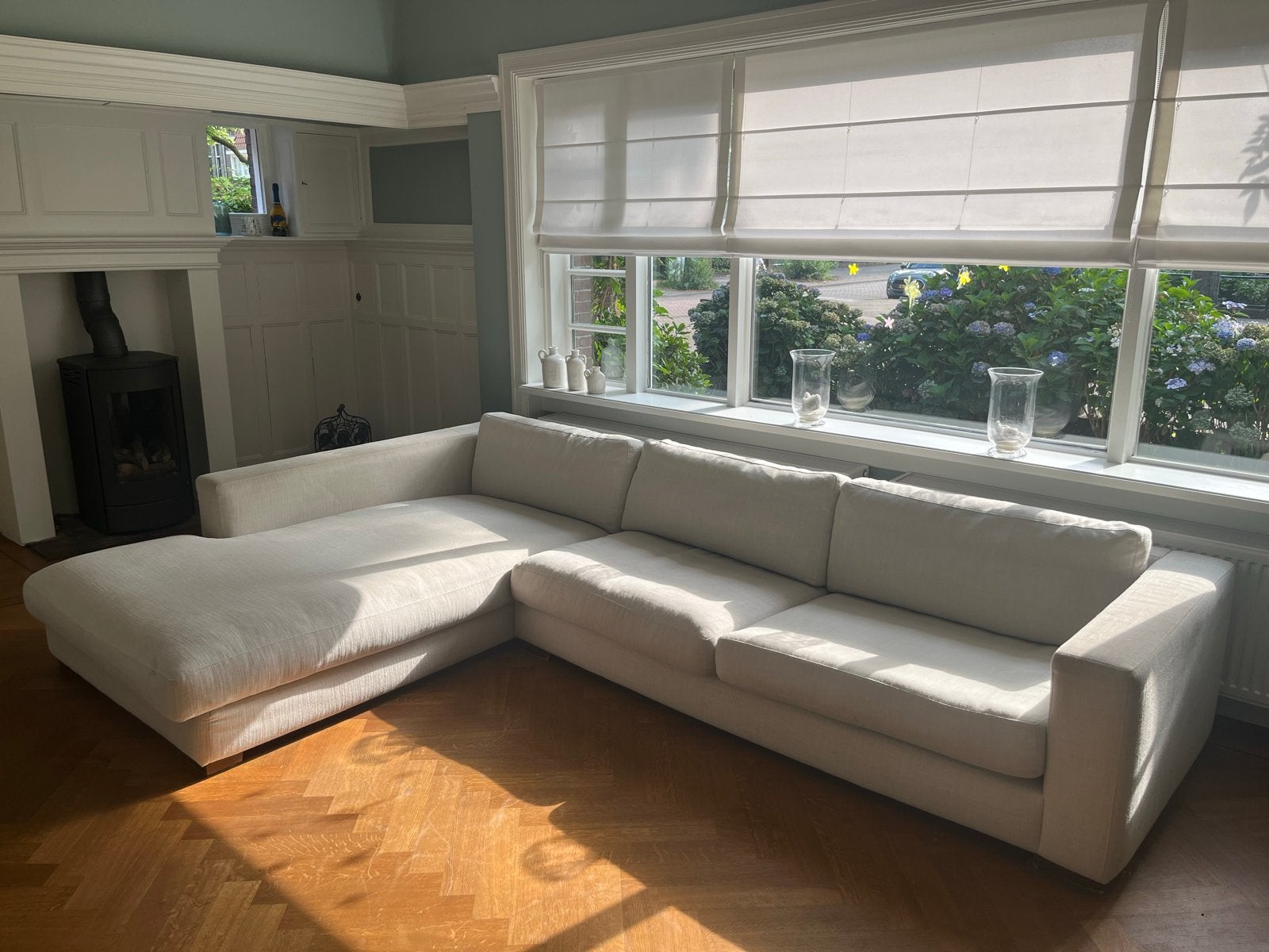 Gebruikte loungebank - 340x220 cm, Ophalen, Gebruikt, Hoekbank, 300 cm of meer