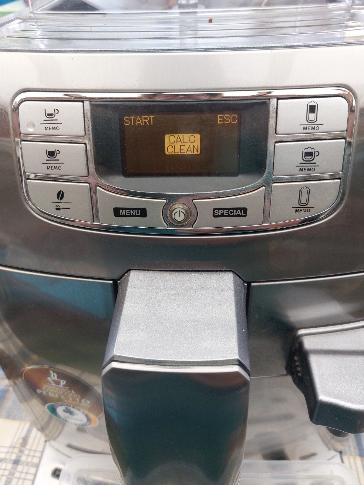 Koffiemachine met Calc Clean functie