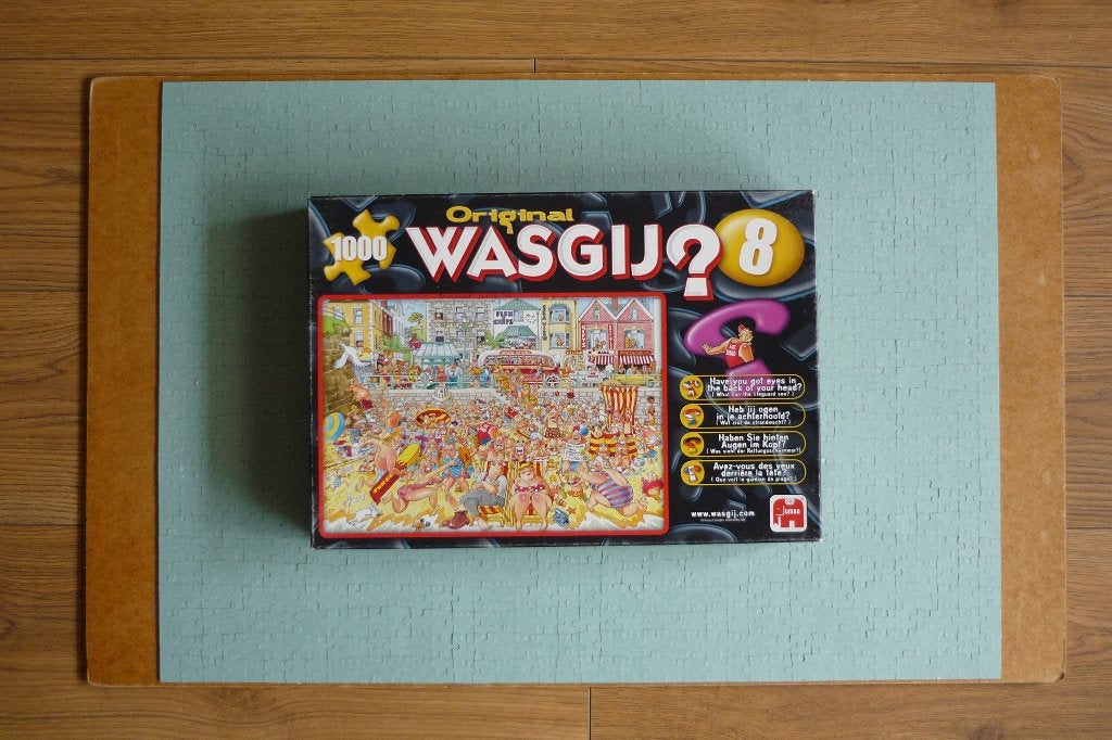 Wasgij? Original puzzel no.8 '' VLOED '' 1000 stukjes., Ophalen, 500 t/m 1500 stukjes, Gebruikt, Legpuzzel
