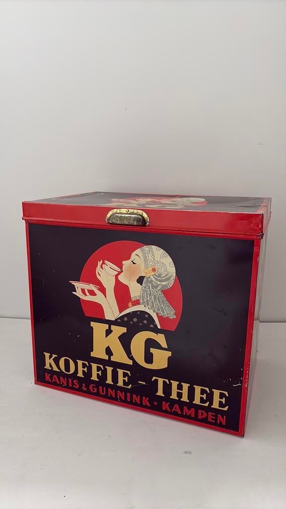 Kanis & Gunnink kampen winkelblik thee koffie, Ophalen of Verzenden, Zo goed als nieuw, Koffie, Overige merken