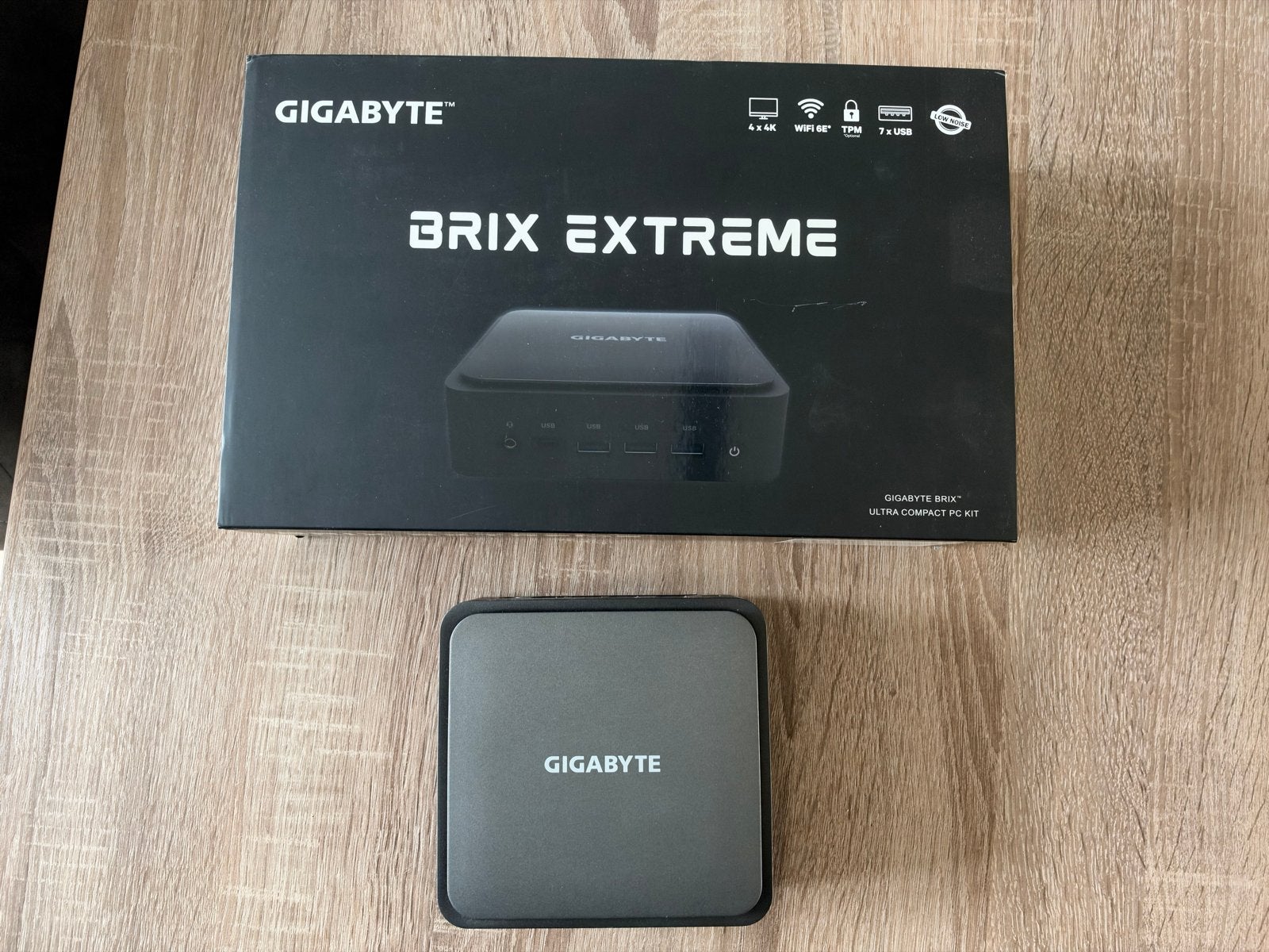 Gigabyte BRIX BER3-5400 Mini PC Ryzen 3 16GB RAM 500GB NVMe, Ophalen, Zo goed als nieuw, 16 GB, SSD