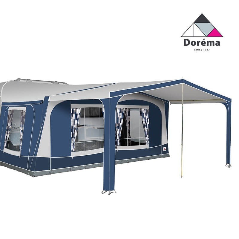Dorema Palma voortentluifel omloopmaat 11 met Obelink frame, Caravans en Kamperen, Ophalen, Zo goed als nieuw, Dorema