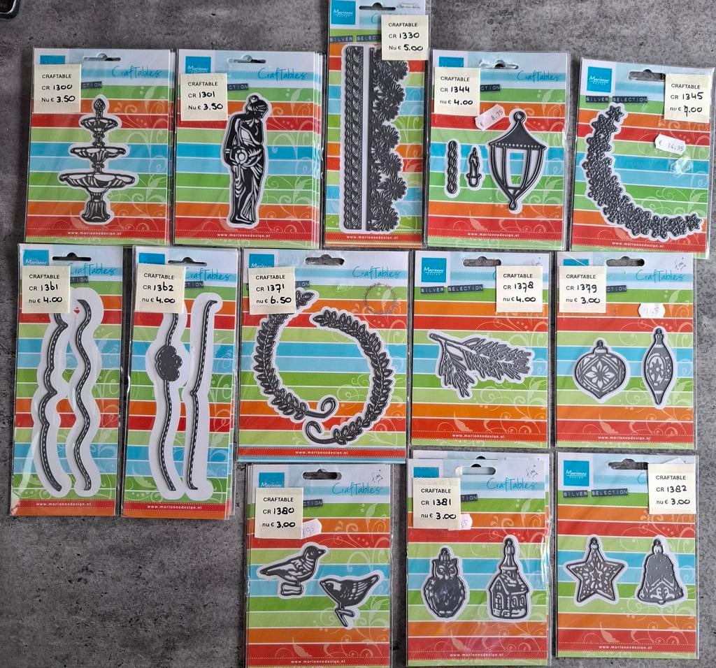 CRAFTABLES snijmallen Marianne.NIEUW.STERK AFGEPRIJSD vanaf, Ophalen of Verzenden, Nieuw, Overige thema's, Pons of Mal