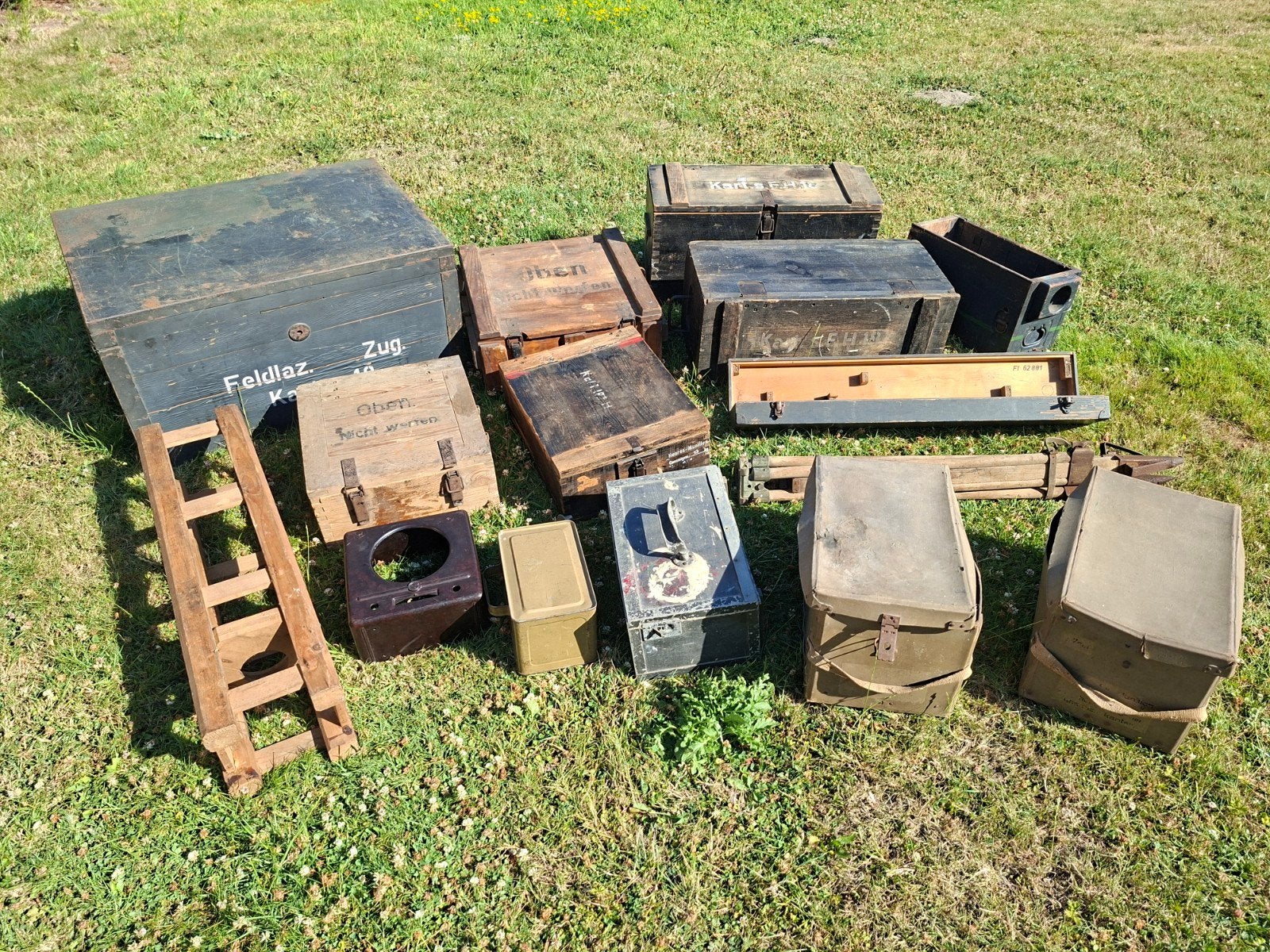 Lot Duitse kisten - Militaria WOII, Ophalen, Landmacht, Duitsland, Kist of Geocache