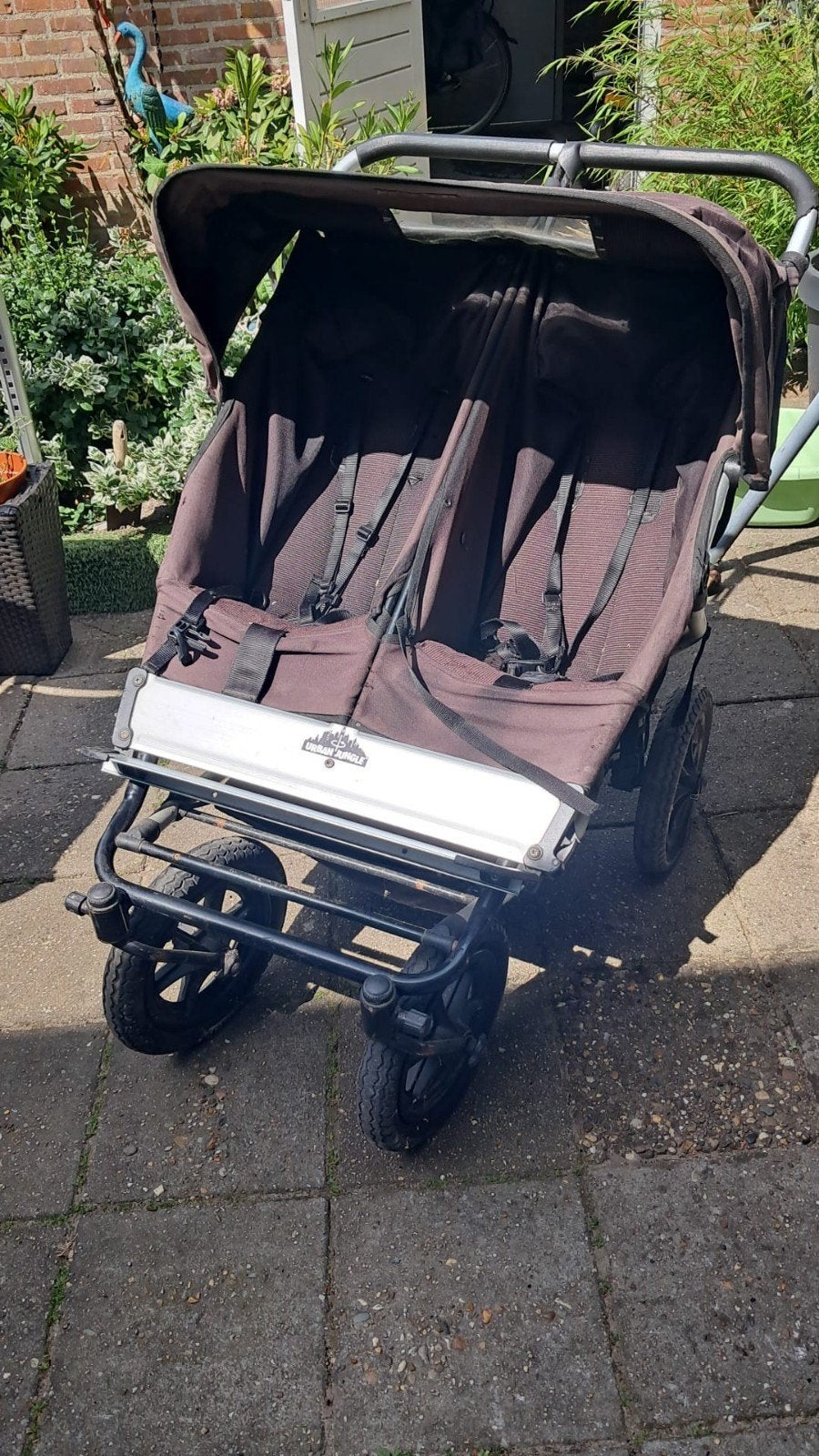 Urban Jungle Duowagen - Ideaal voor avontuurlijke ouders, Overige merken, Gebruikt, Combiwagen, Verstelbare duwstang