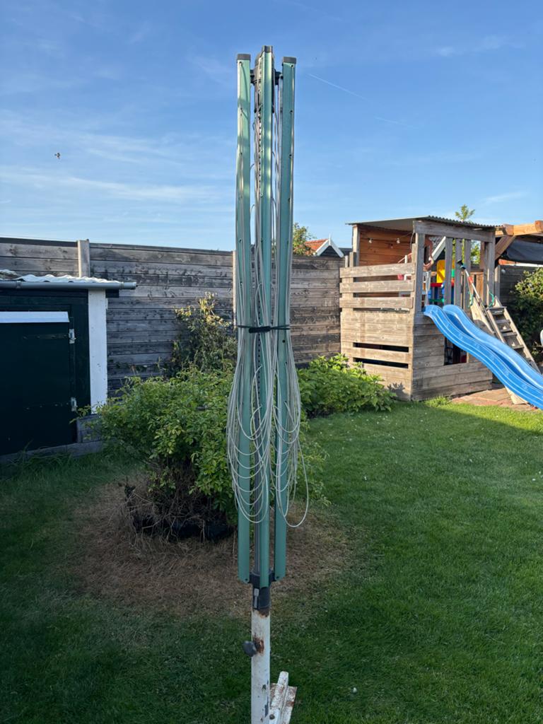 Brabantia droogmolen voor buiten met voet, Ophalen, Gebruikt, Droogmolen
