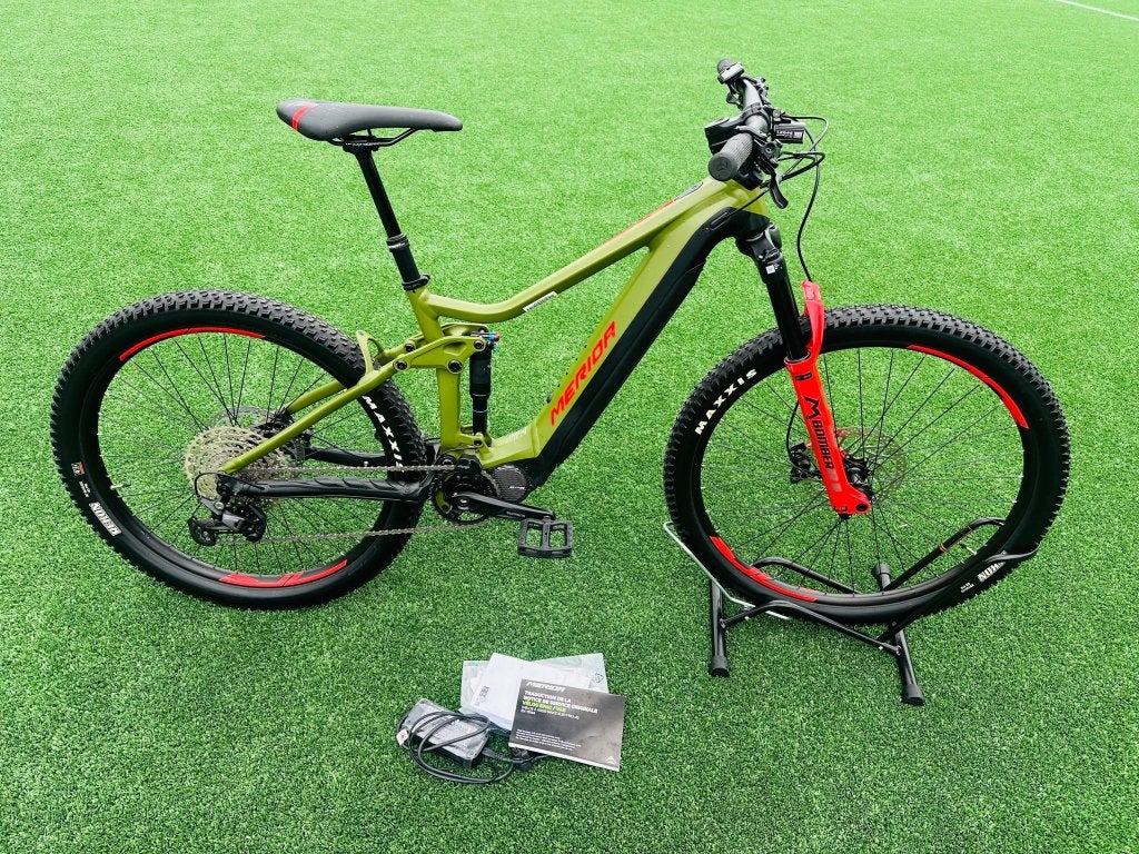 Merida E-One Forty 500 elektrische EMtb Mountainbike ZGAN✅, Niet ingevuld, Ophalen of Verzenden, Zo goed als nieuw, 50 km per accu of meer