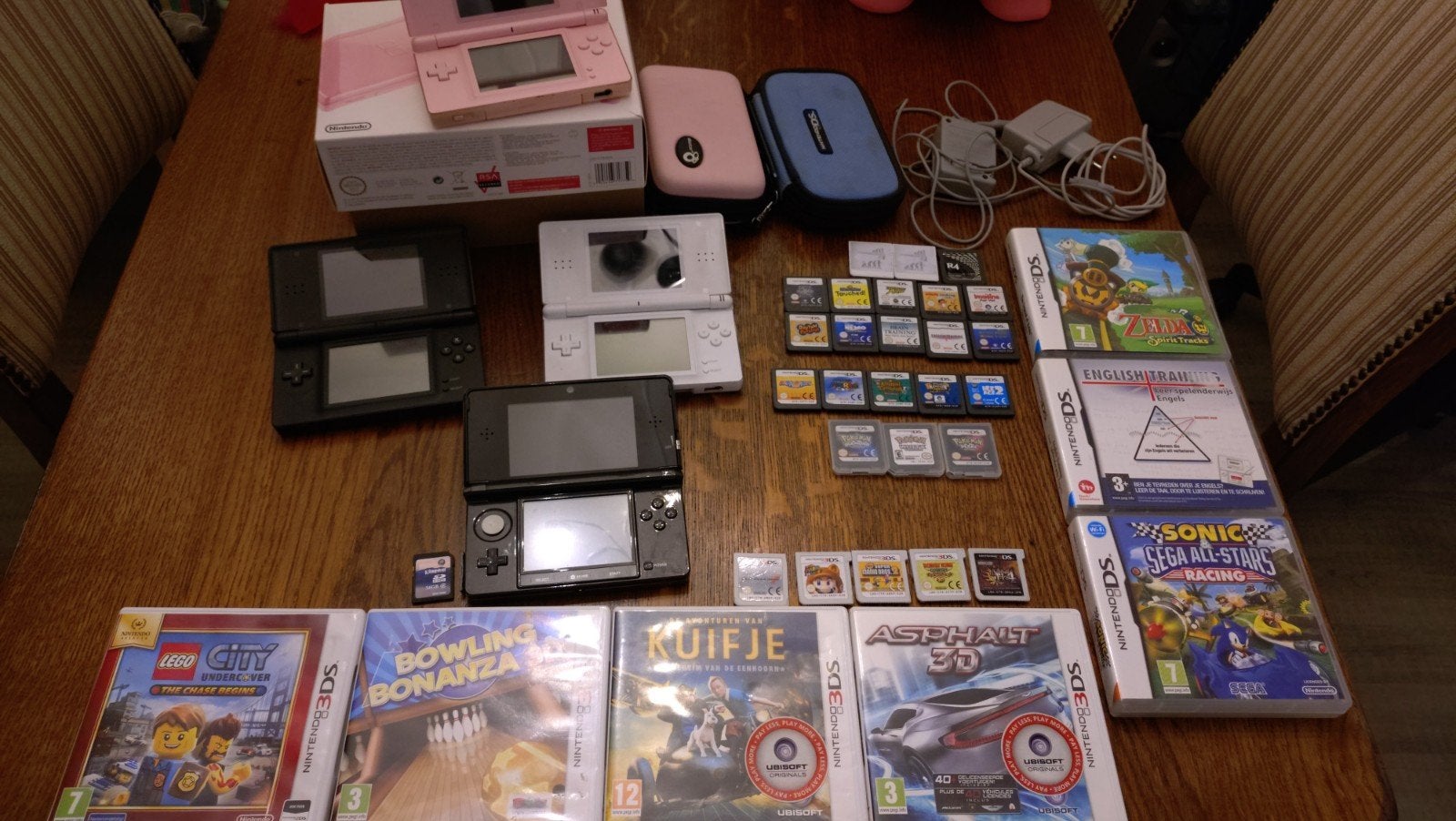 Grote collectie Nintendo DS/3DS consoles en games, Spelcomputers en Games, Spelcomputers | Nintendo 2DS en 3DS, Ophalen, Gebruikt