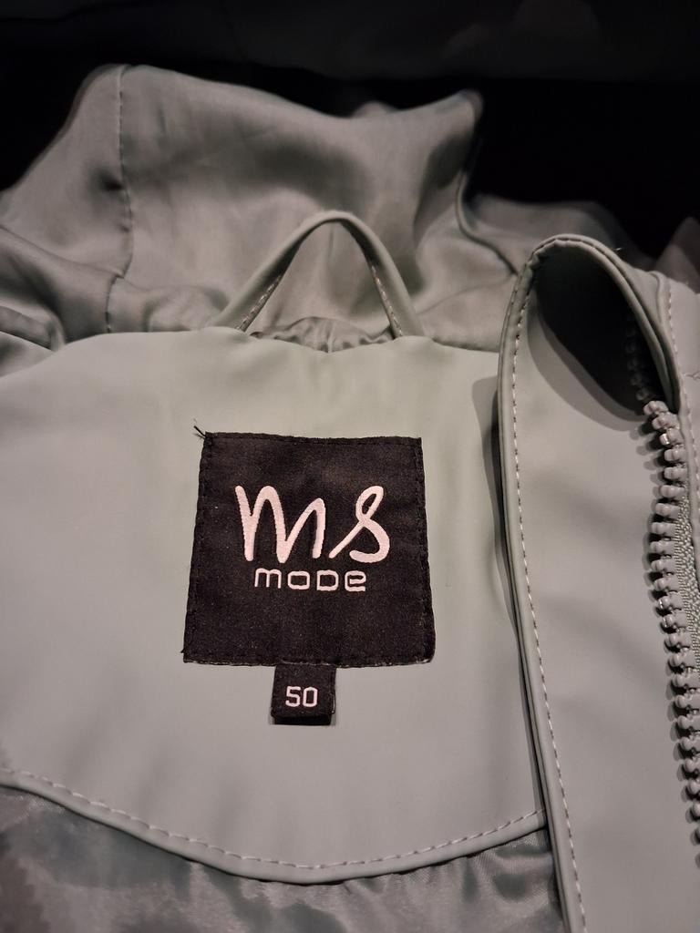 Zgan windjack/regenjas maat 50 kleur groen/grijs van MS mode, Kleding | Dames, Grote Maten, Ophalen of Verzenden, Zo goed als nieuw