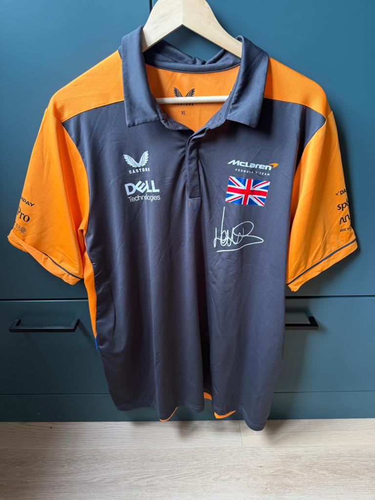 Mclaren Formula 1 Team Polo, Ophalen of Verzenden, Zo goed als nieuw, Maat 56/58 (XL), Voetbal