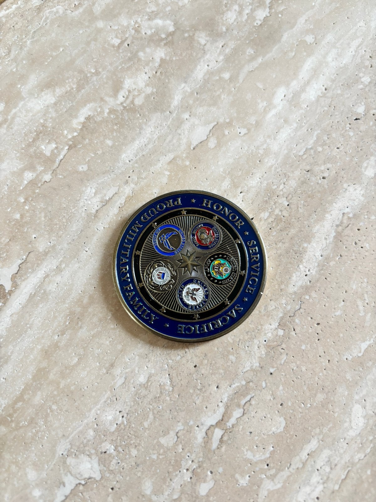 Amerikaanse Militaire Challenge Coin - U.S. Armed Forces, Ophalen, Overige materialen, Buitenland