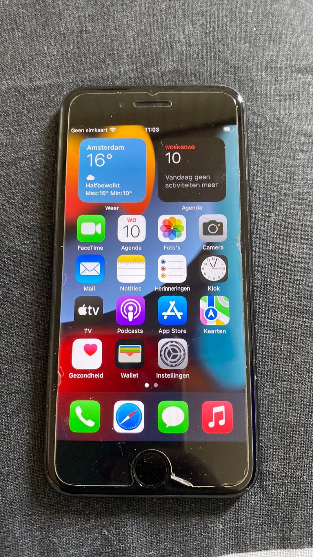 iPhone 7 32 GB, Telecommunicatie, Mobiele telefoons | Apple iPhone, Zwart, 32 GB, Ophalen of Verzenden, Zo goed als nieuw