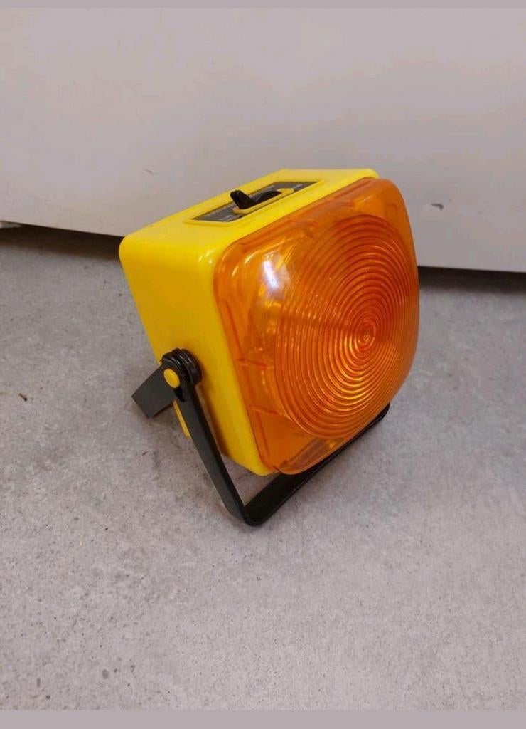 Waarschuwingslamp obstakellamp pechlamp vintage retro sonca, Ophalen of Verzenden, Gebruikt