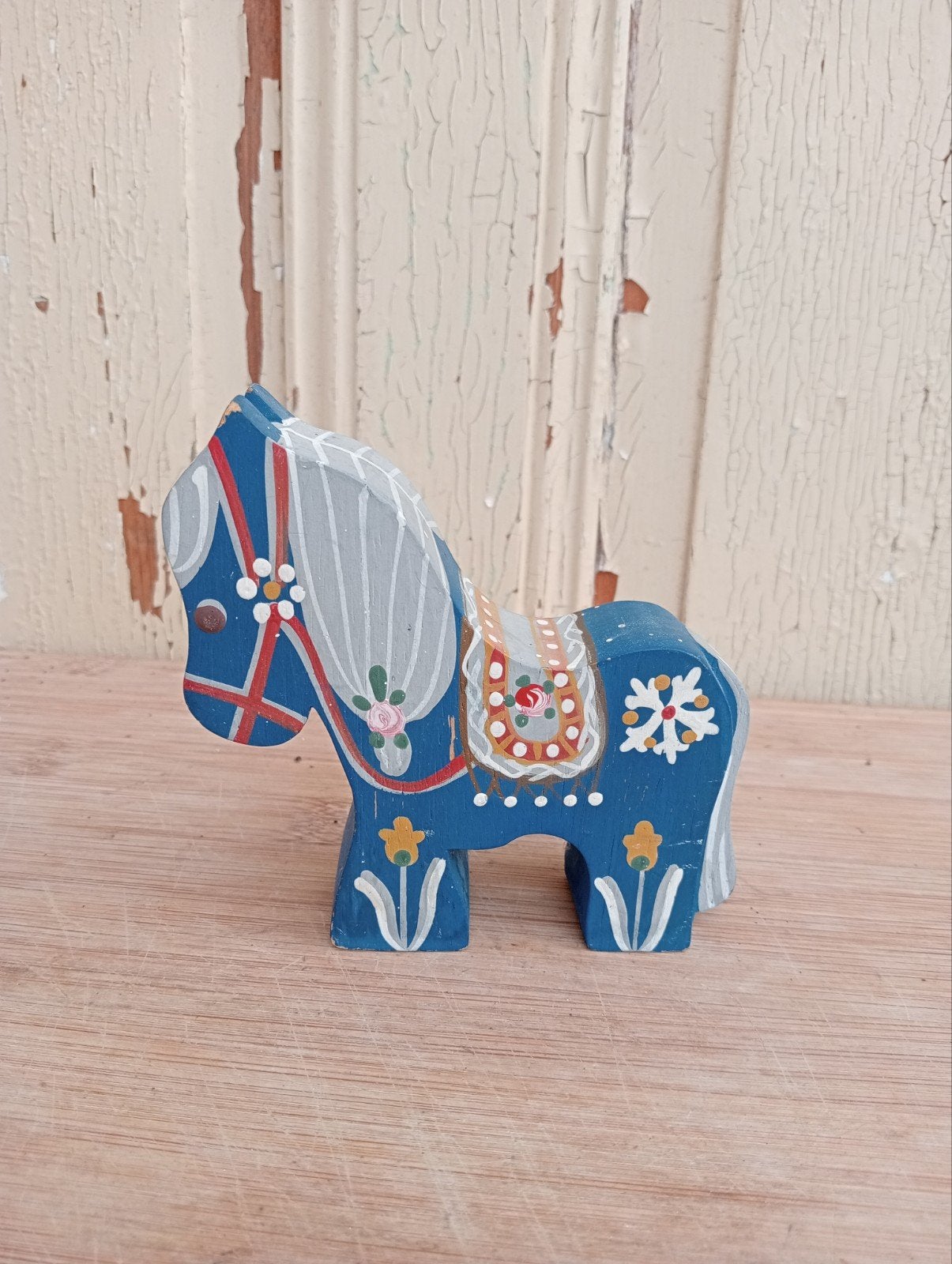 Deens design Mogens Eigenbrod Bogense handgeschilderd paard, Ophalen of Verzenden