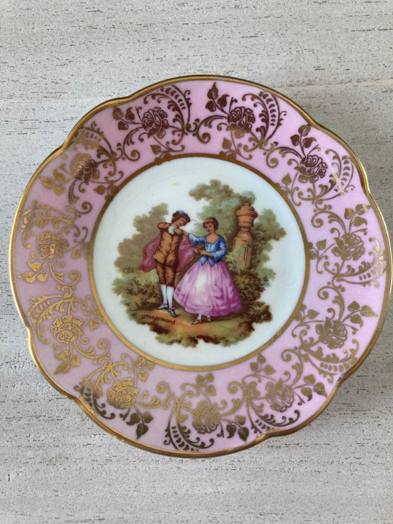 Prachtig schoteltje uit Limoges, Ophalen of Verzenden