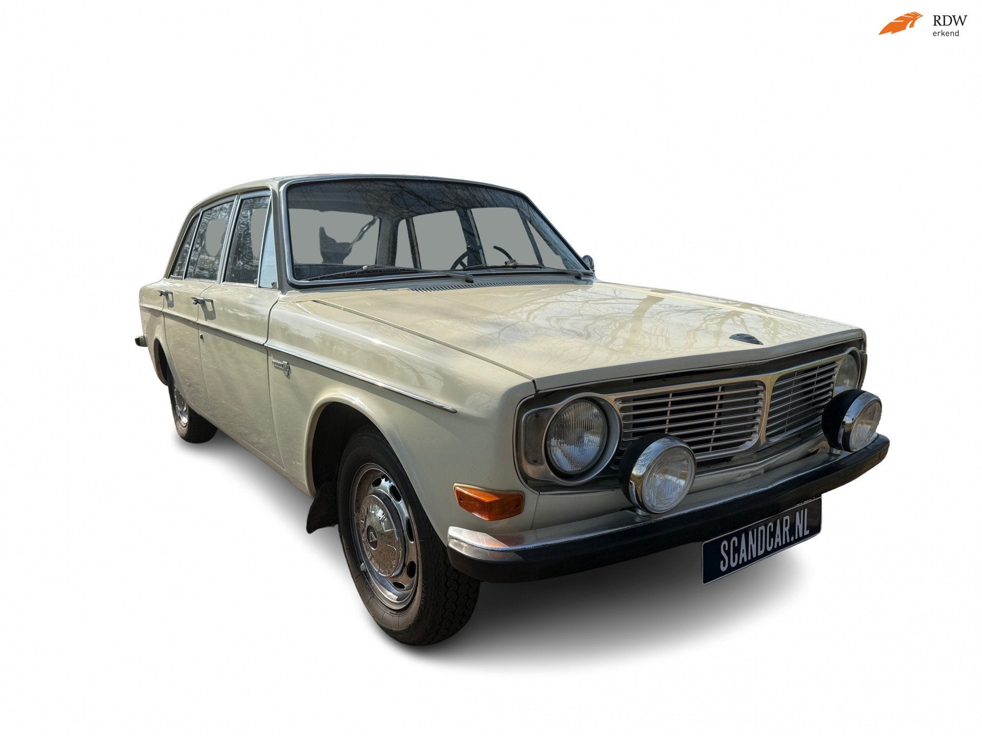 Volvo 144 De Luxe automaat, Achterwielaandrijving, Gebruikt, 4 cilinders, Wit