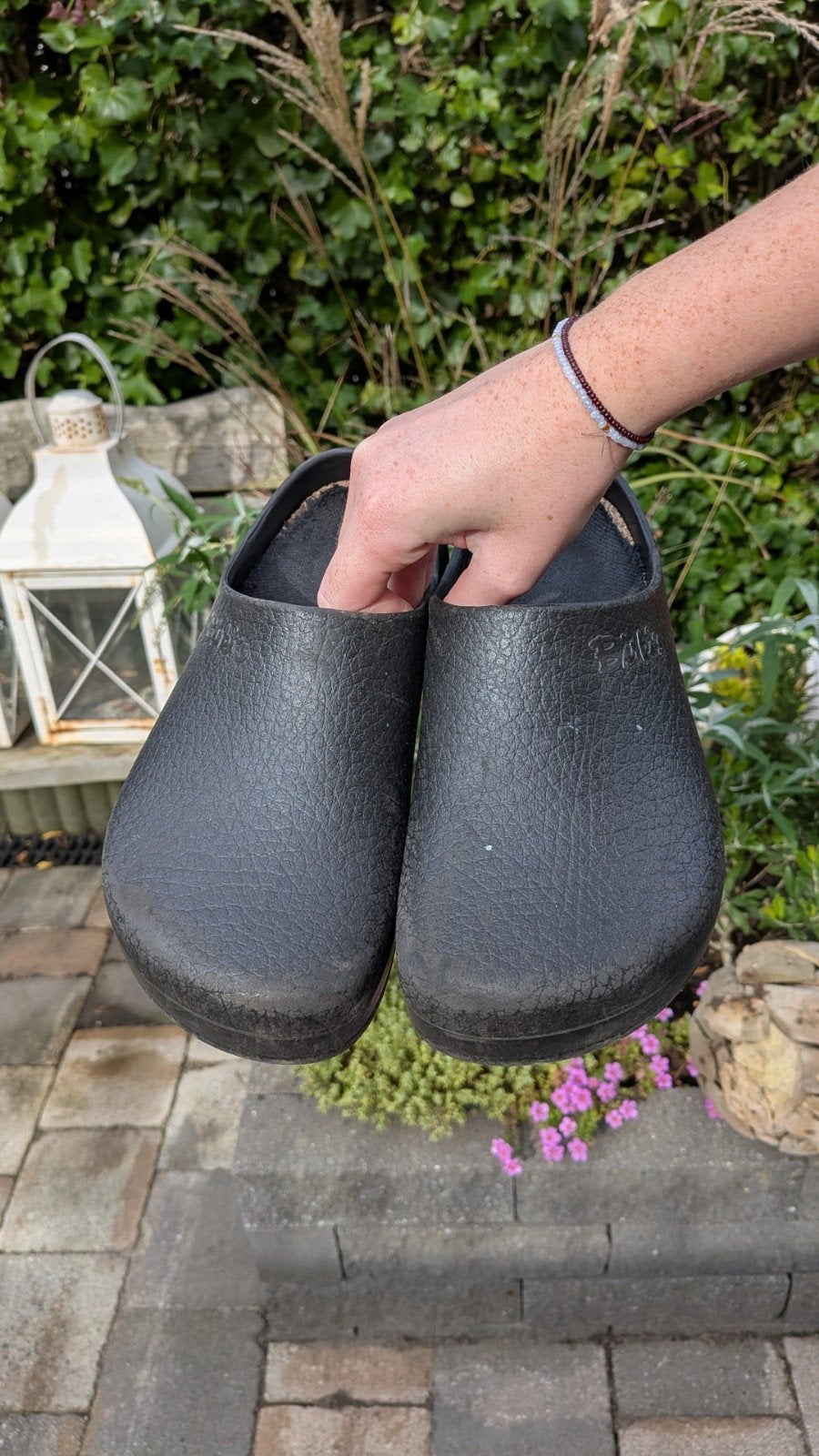 Birkenstock klompen, zwart, maat 40, Kleding | Dames, Zwart, Lage of Enkellaarzen, Ophalen of Verzenden, Gedragen