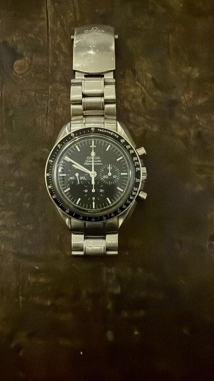 Omega Speedmaster Professional Moonwatch uit 2005, Sieraden, Tassen en Uiterlijk, Horloges | Heren, Gebruikt, Staal, Polshorloge