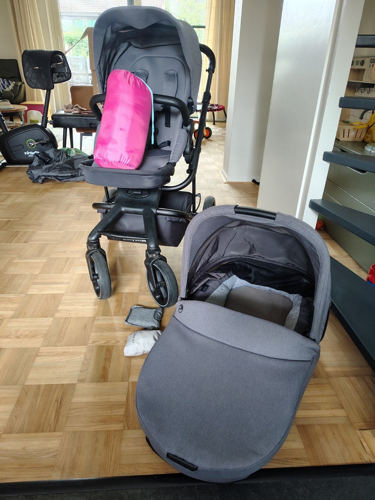 Kinderwagen Easy Walker Harvey 3, Zo goed als nieuw, Combiwagen, Verstelbare duwstang, Ophalen