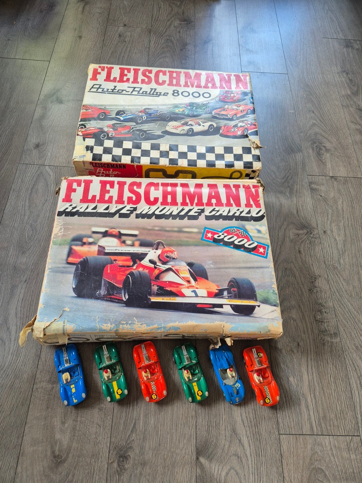 2x Fleischmann Auto Rallye 8000 Racebaan met zeer veel baans, Kinderen en Baby's, Speelgoed | Racebanen, Ophalen of Verzenden
