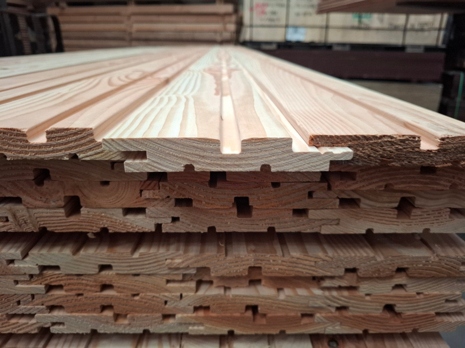 Douglas dubbel rhombus profielen 3 m bezorgen mogelijk, Tuin en Terras, Ophalen, Nieuw, 250 cm of meer, Planken