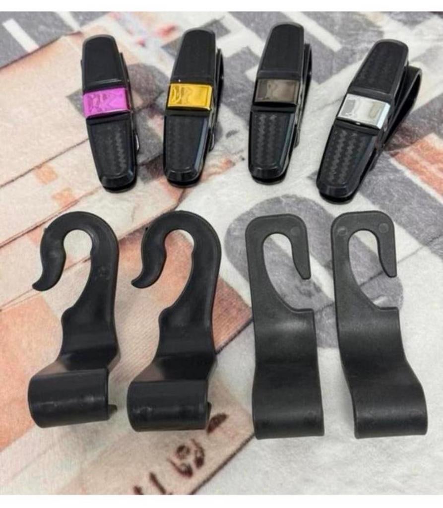 8 X auto organizer clips tassenhouder zonnebril houder pasje, Nieuw, Ophalen of Verzenden, H, H