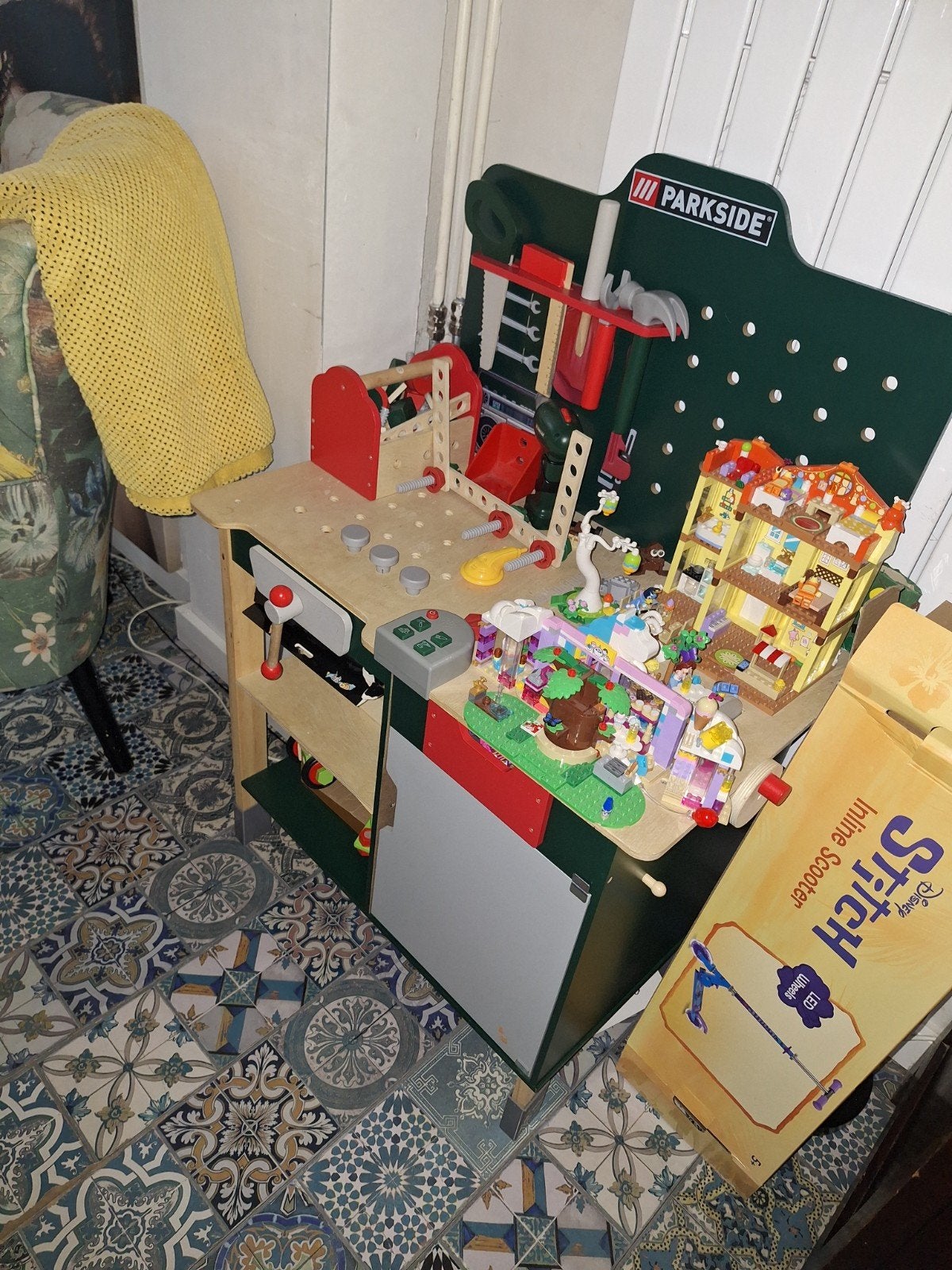 Lidl Parkside Werkbank met gereedschap, Ophalen, Gebruikt, Bouwen