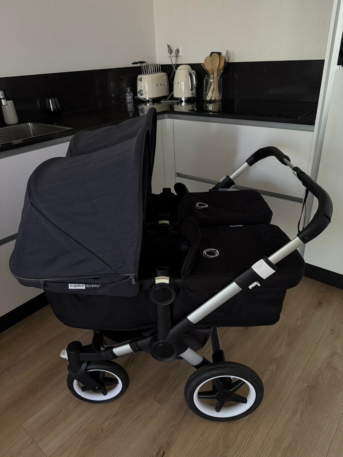 Bugaboo tweeling kinderwagen, Ophalen, Zo goed als nieuw, Bugaboo