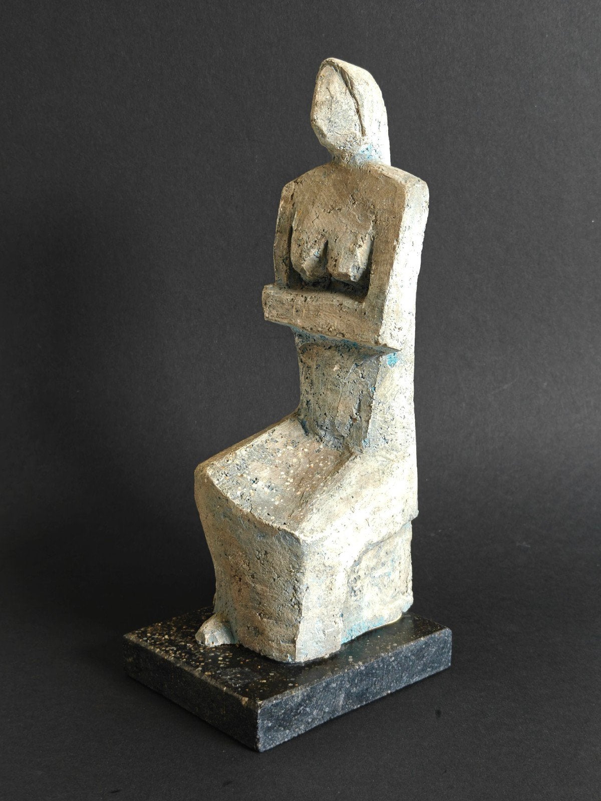 Moderne sculptuur, beeld. Vrouw. Jaren 1950, Ophalen of Verzenden, Op sokkel, Modern, Beeld