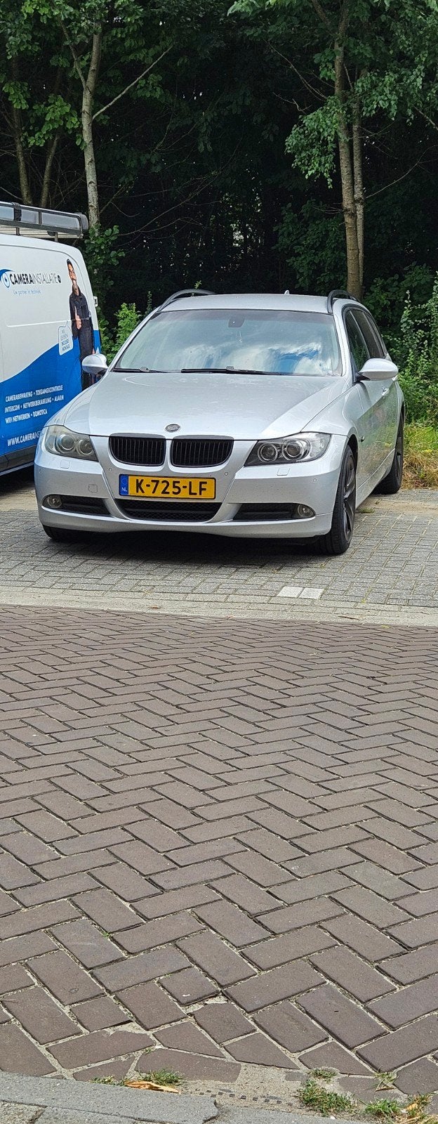 BMW 3-Serie 2.0 I 320 Touring 125KW 2007 Grijs ruilen kleine, Auto's, BMW, Navigatiesysteem, 1995 cc, Zwart, 4 cilinders