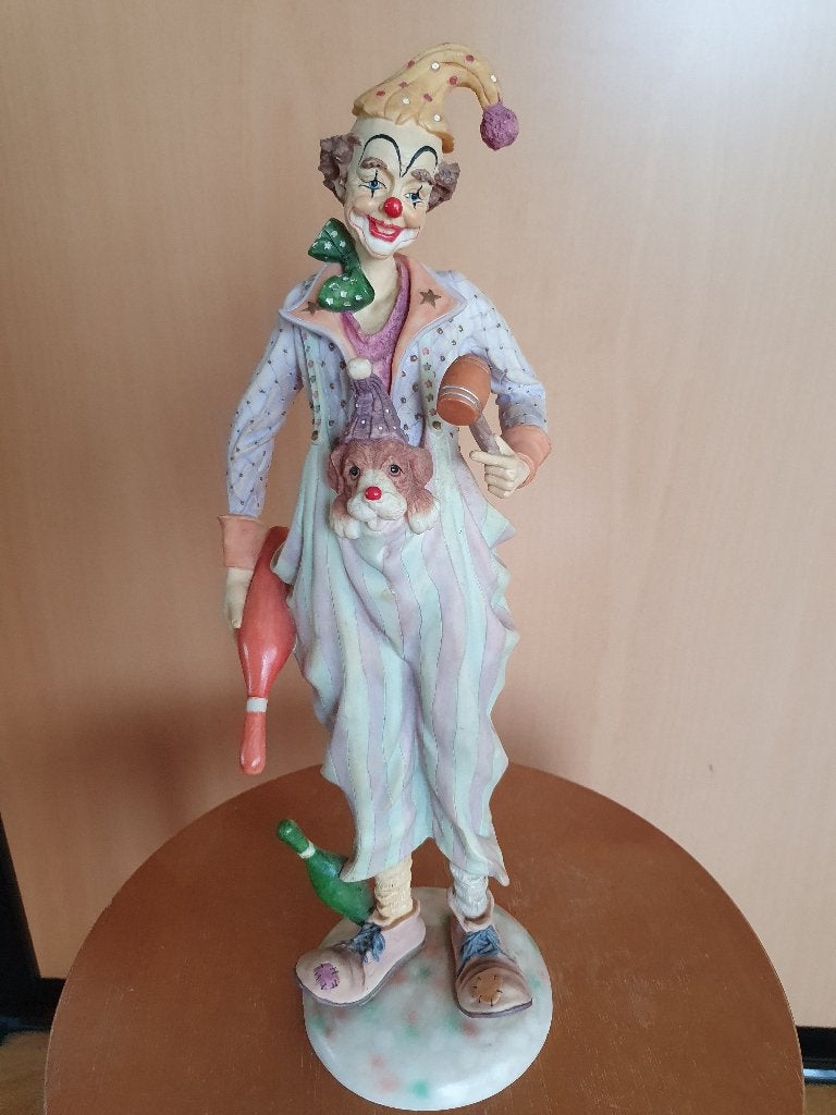 Leonardo clown beeld. 42 cm. Als nieuw!, Ophalen of Verzenden, Zo goed als nieuw, Overige typen
