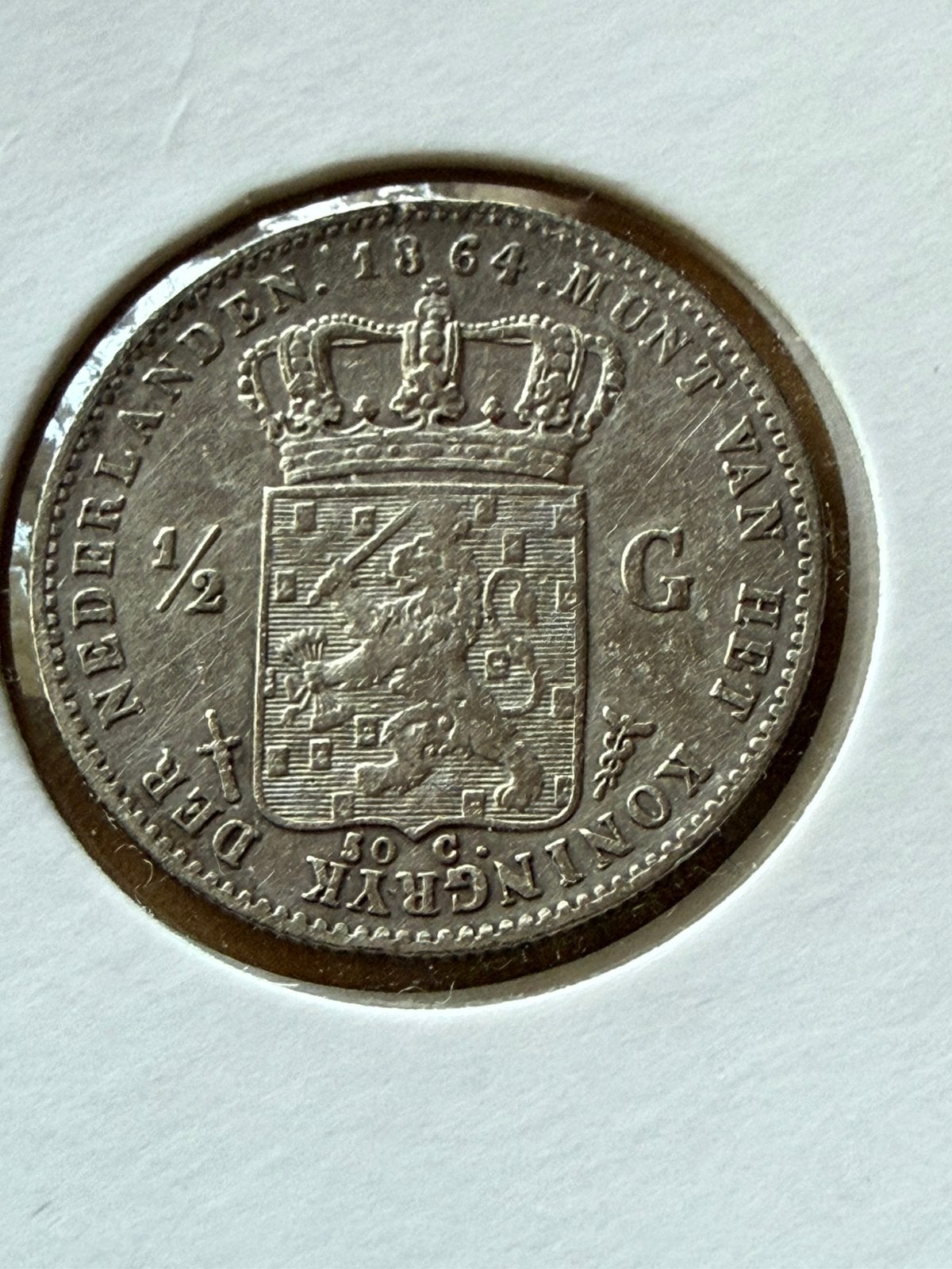 1/2 guldens 1864 1898, Postzegels en Munten, Setje, Zilver, Koningin Wilhelmina, Overige waardes