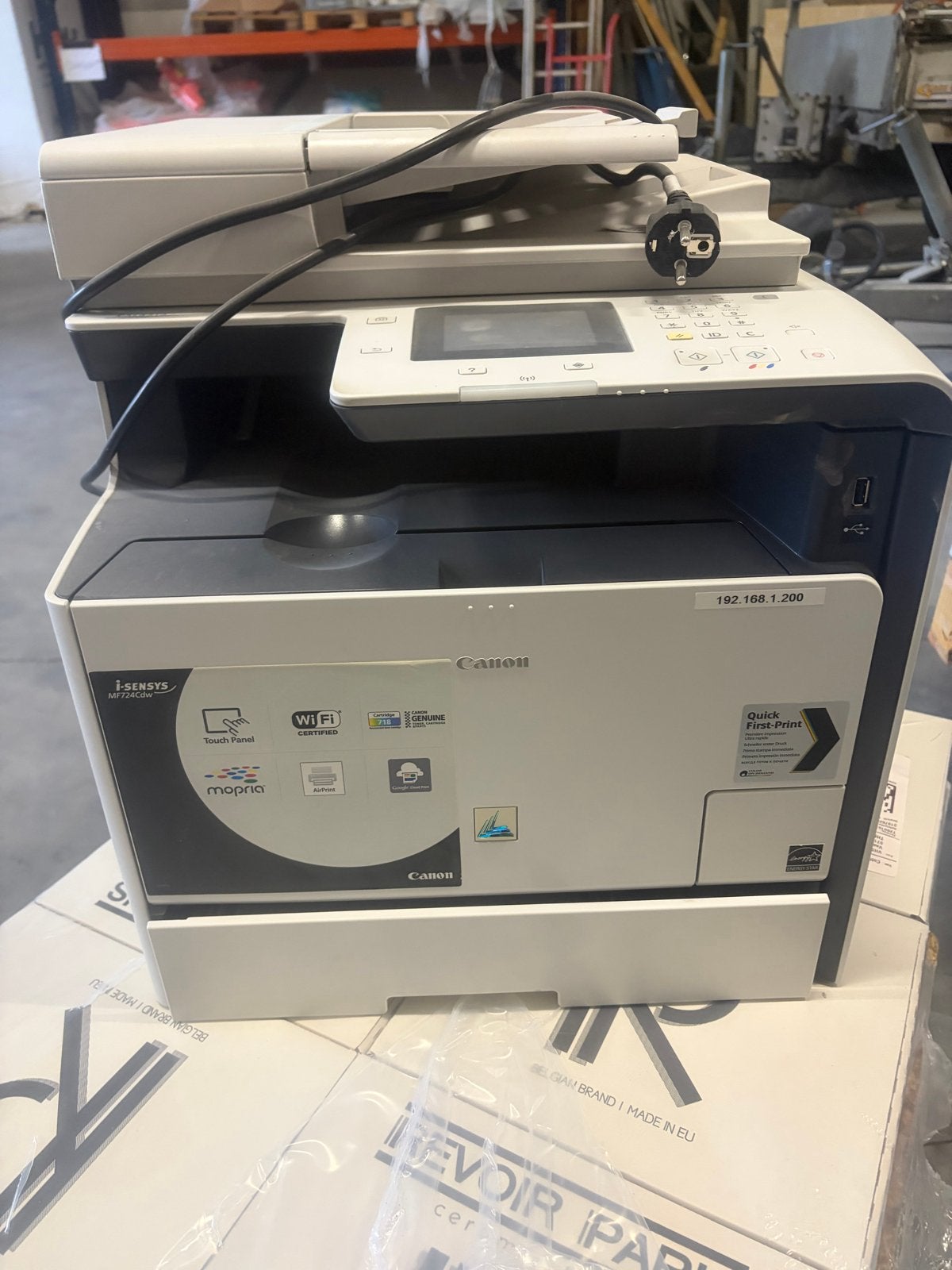 Canon i-SENSYS MF724Cdw All-in-One Laserprinter, Ophalen, All-in-one, Kleur printen, Zo goed als nieuw
