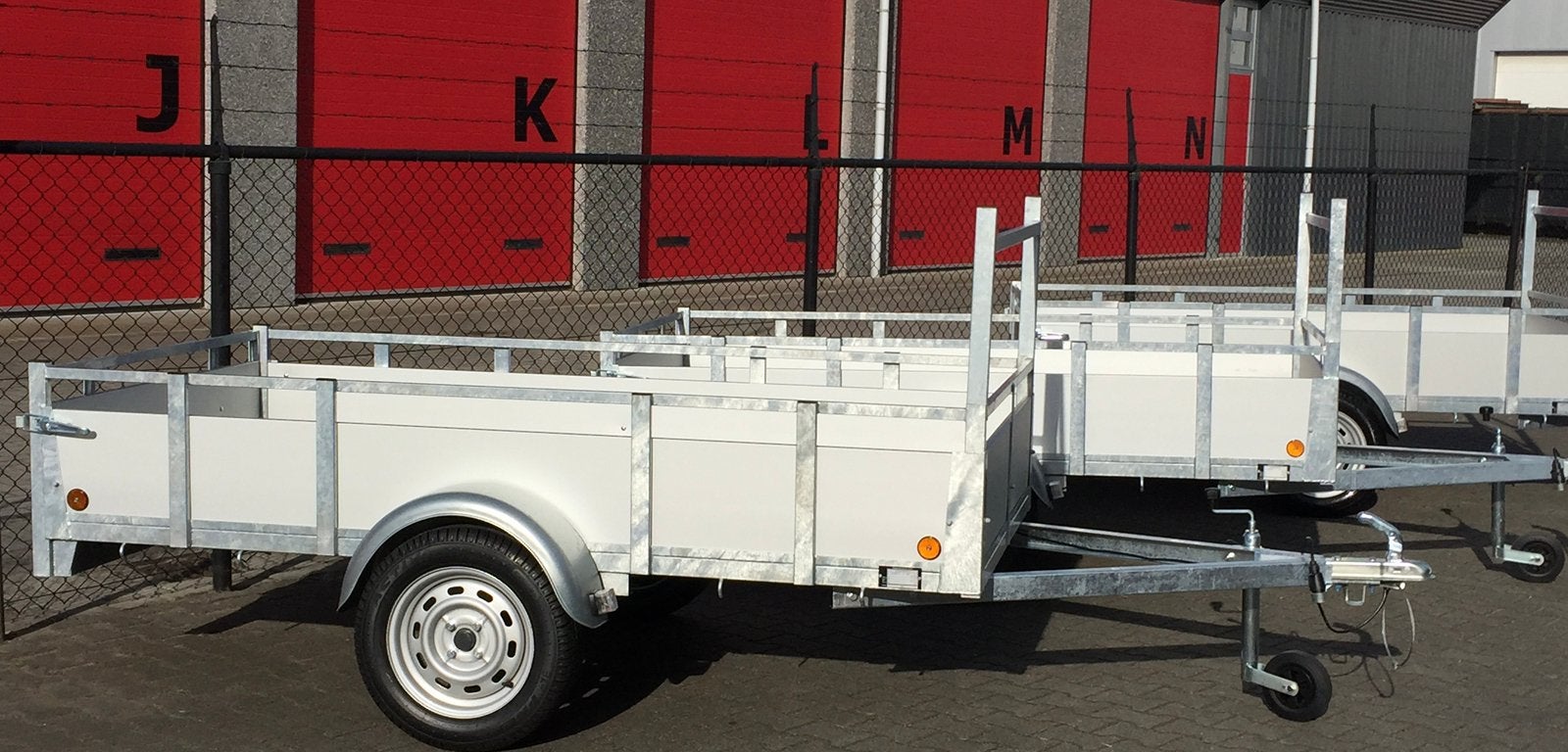 Nieuwe aluminium aanhangwagen, Auto diversen, Aanhangers en Bagagewagens, Nieuw, Ophalen