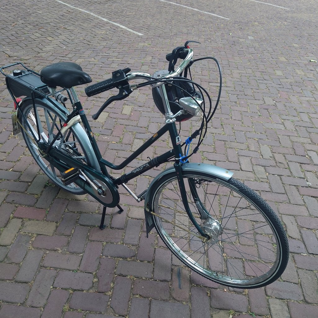 Ijzeren fiets met hulp motor Spartamet Saxonette, Ophalen, Tweetakt, Gebruikt, Spartamet