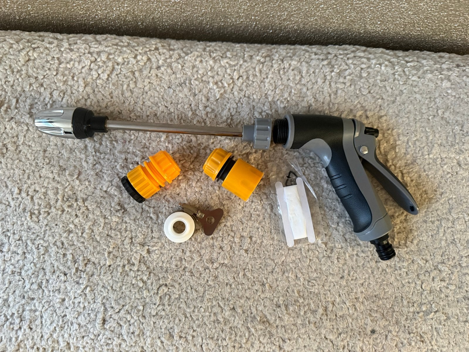 Hogedruk spuitpistool met accessoires, Ophalen of Verzenden, Nieuw, Overige typen