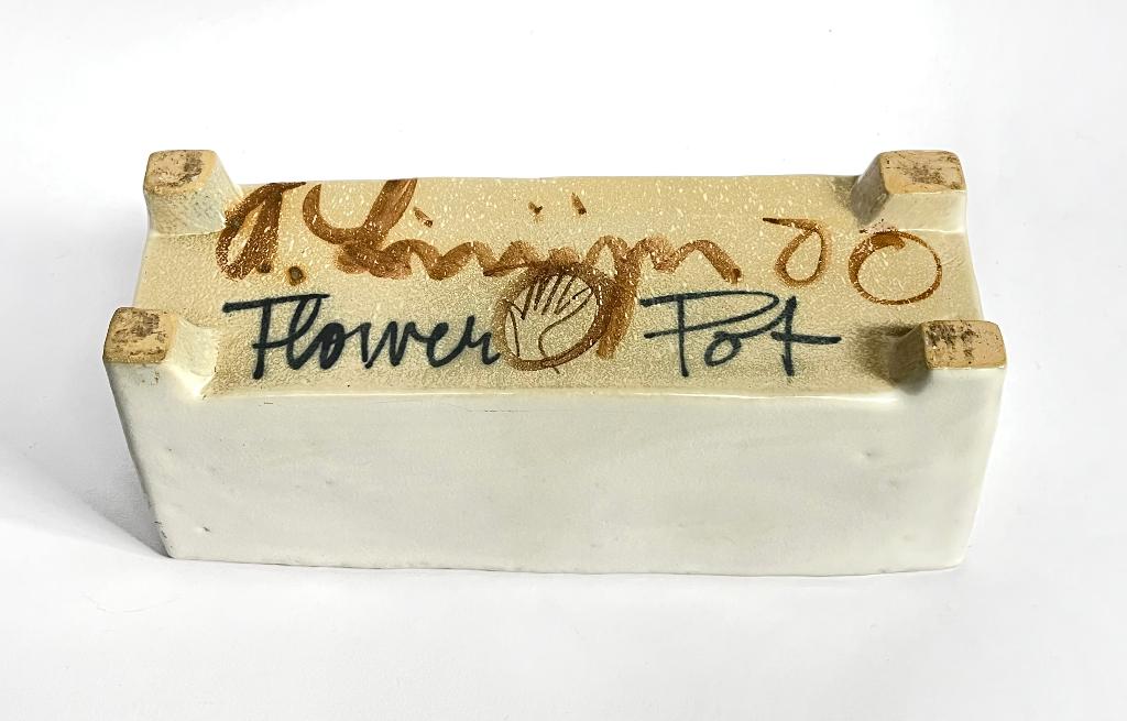 Flower Pot Bonsai Cactuspot gesigneerd, Antiek en Kunst, Ophalen of Verzenden