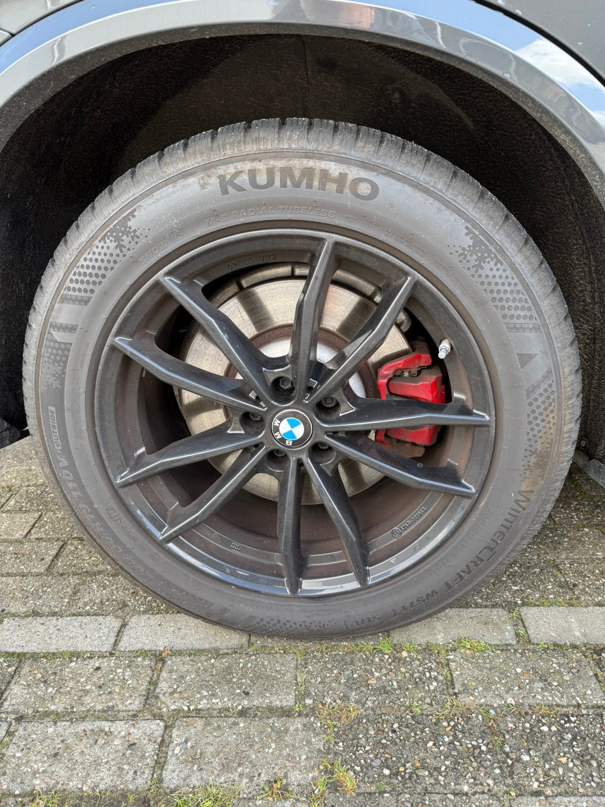 BMW X5 lichtmetalen velgen, Gebruikt, 265 mm, Banden en Velgen, Winterbanden