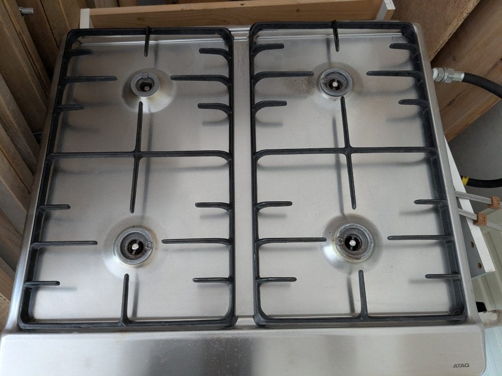 Atag Kookplaat gas, Ophalen, Gebruikt, 4 kookzones, Inbouw