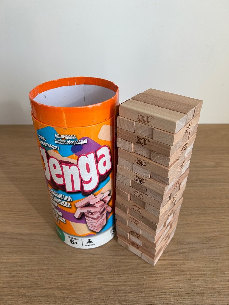 Jenga | Hasbro, Ophalen of Verzenden, Zo goed als nieuw