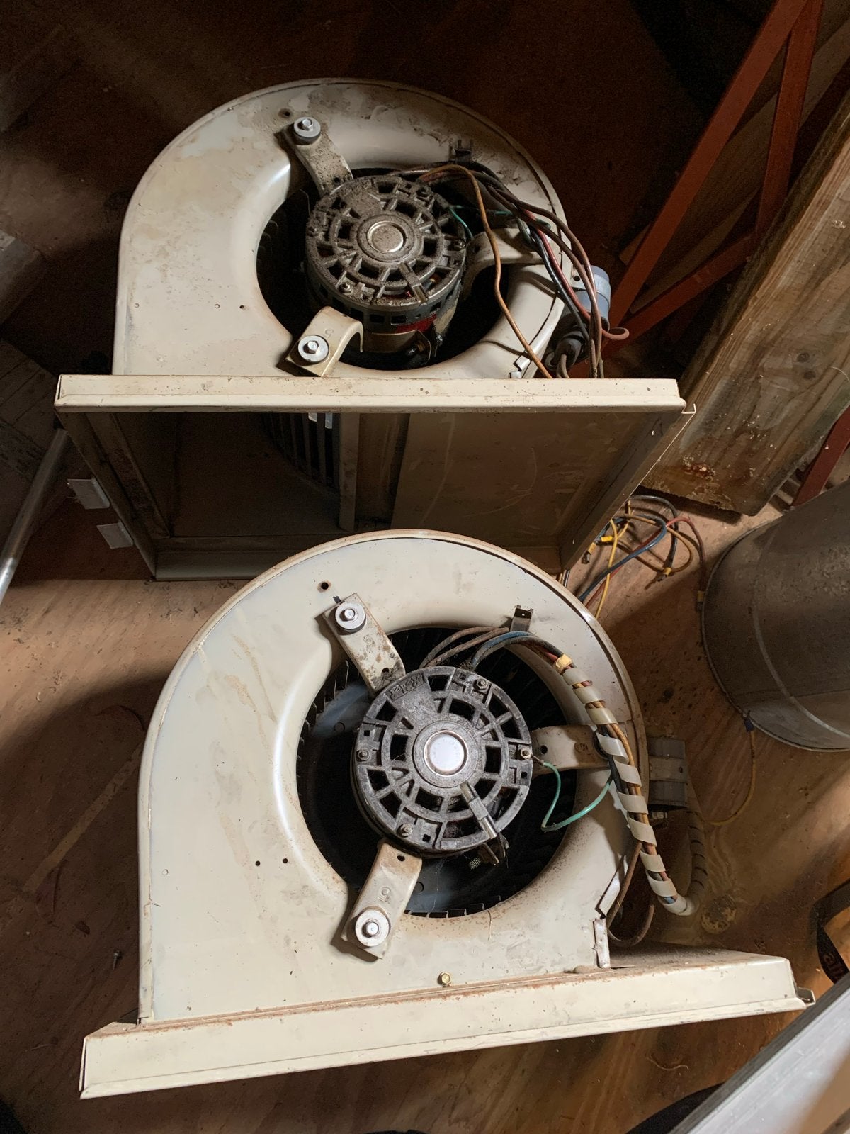 Ventilatoren  luchtverwarming, Ophalen, Gebruikt