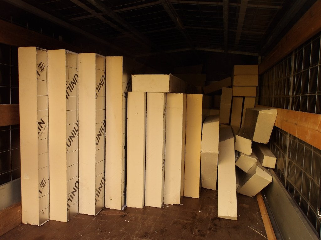 50 m2 pir isolatie 14 cm, 140 mm, Ophalen, Gebruikt, 12 cm of meer, Hardschuim (Pir)
