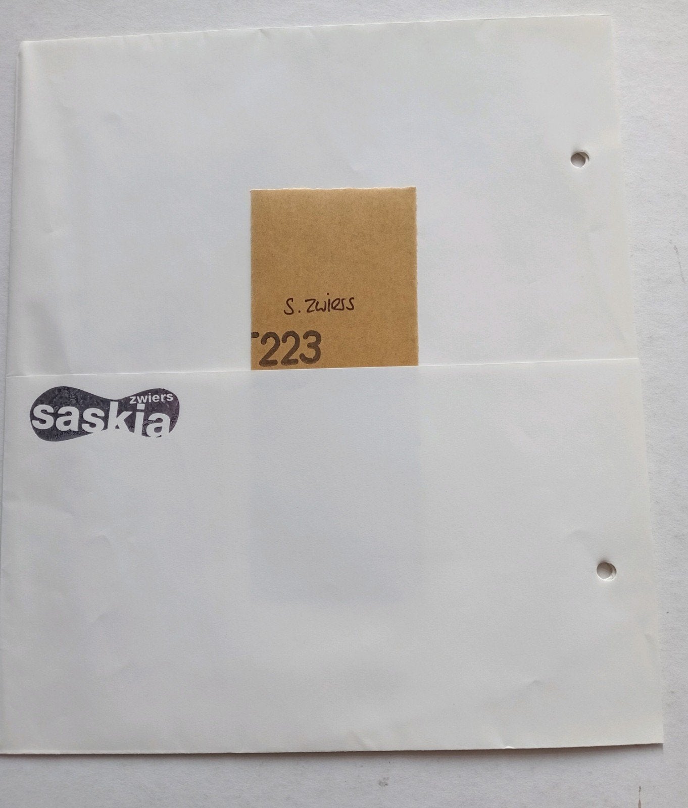 Saskia Zwiers abstracte compositie 1998, Antiek en Kunst, Ophalen of Verzenden